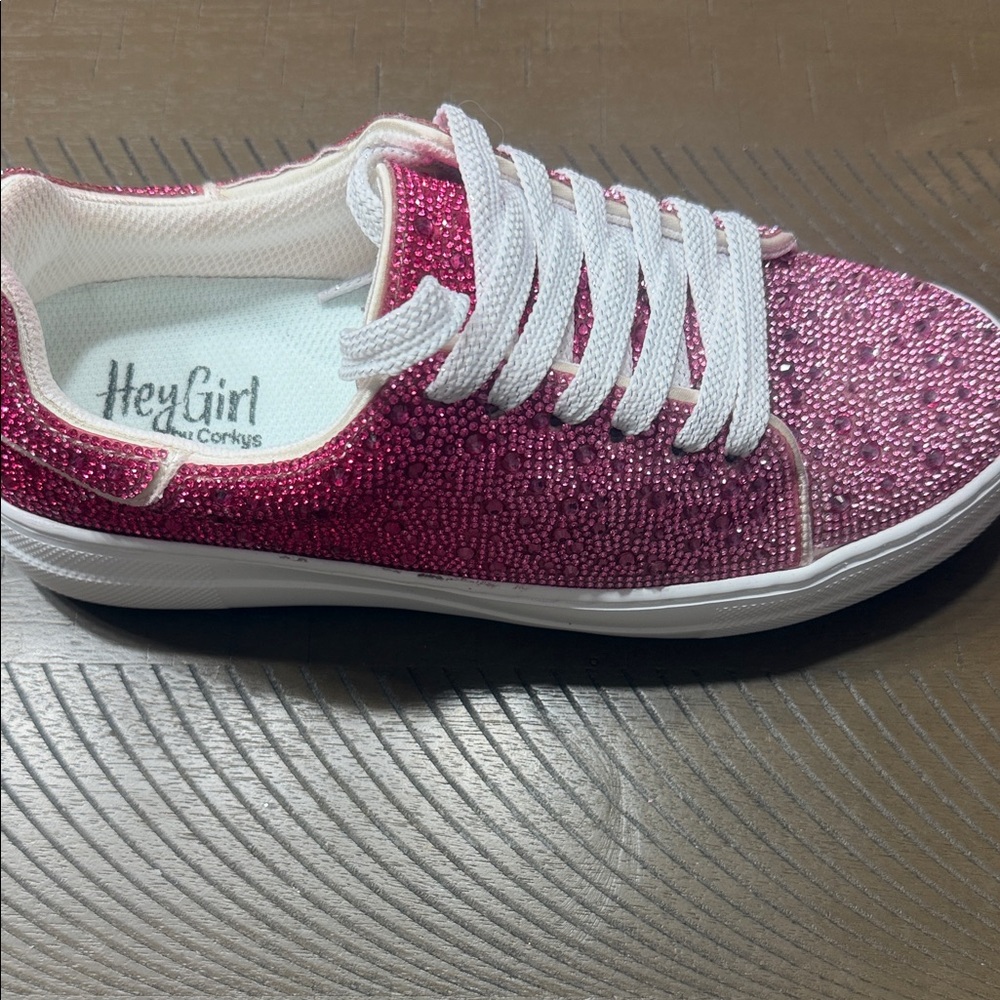 Hey Girl Women's Pink Sneakers